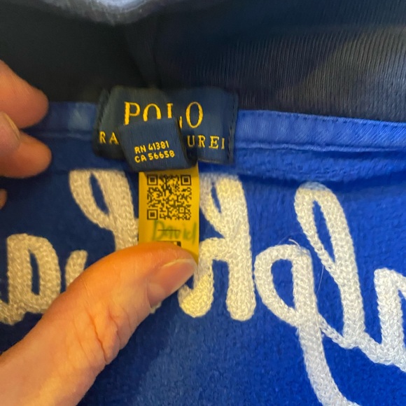 Polo Ralph Lauren Polo Team Full Zip Cotton Jersey Hoodie Toddler Boy Size 4T - Picture 9 of 16